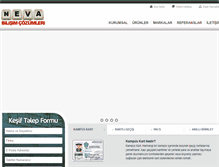 Tablet Screenshot of nevamuhendislik.com